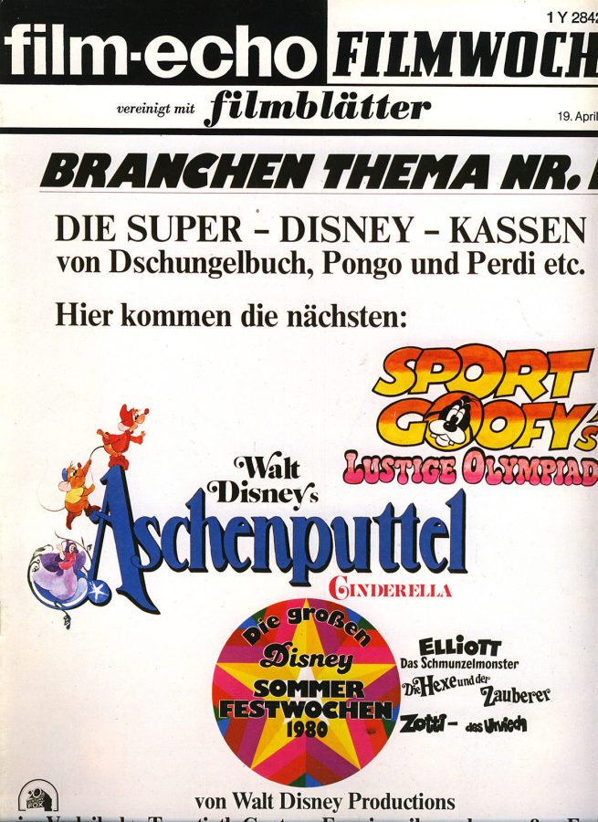 FILM-ECHO FILMWOCHE magazine side cover Issue 22 19 April 1980