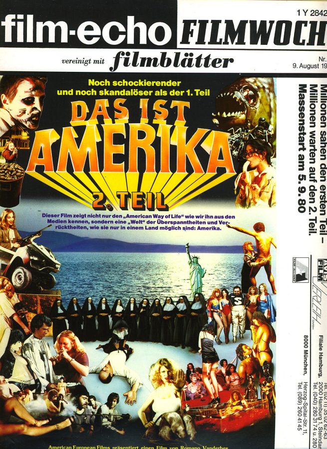 FILM-ECHO FILMWOCHE magazine side cover Issue 44 9 August 1980