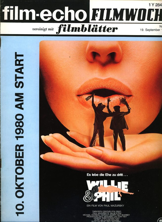 FILM-ECHO FILMWOCHE magazine side cover Issue 52 19 September 1980