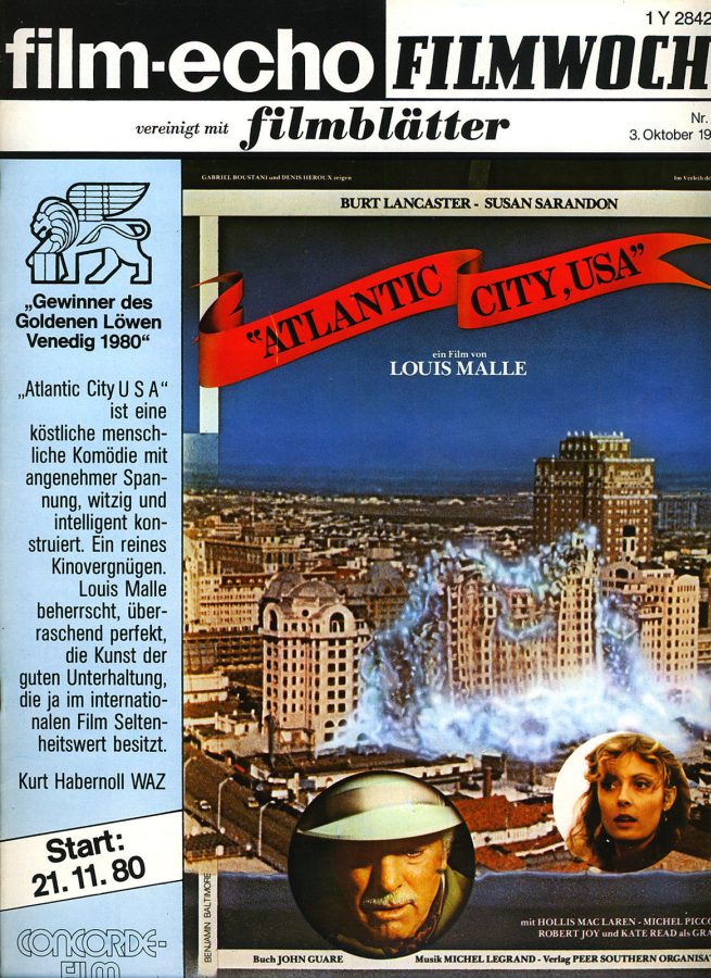 FILM-ECHO FILMWOCHE magazine side cover Issue 55 3 October 1980