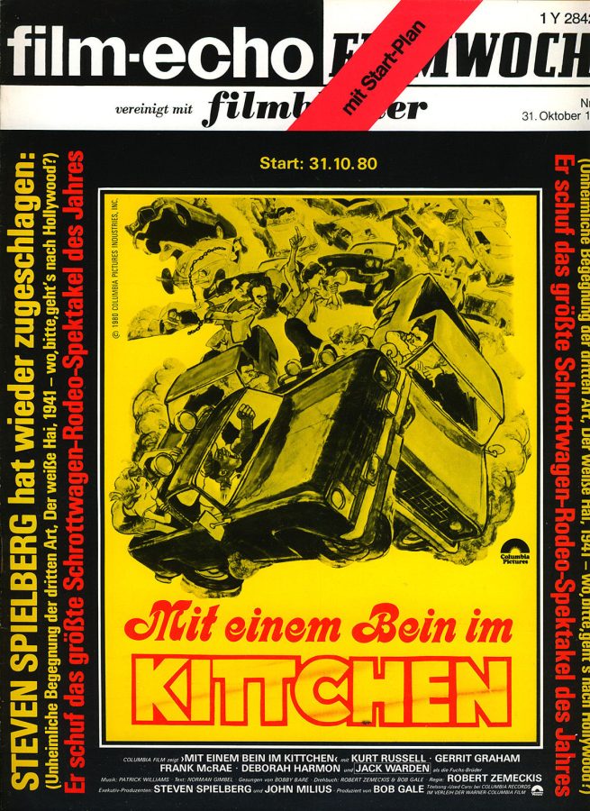 FILM-ECHO FILMWOCHE magazine side cover Issue 61 31 October 1980