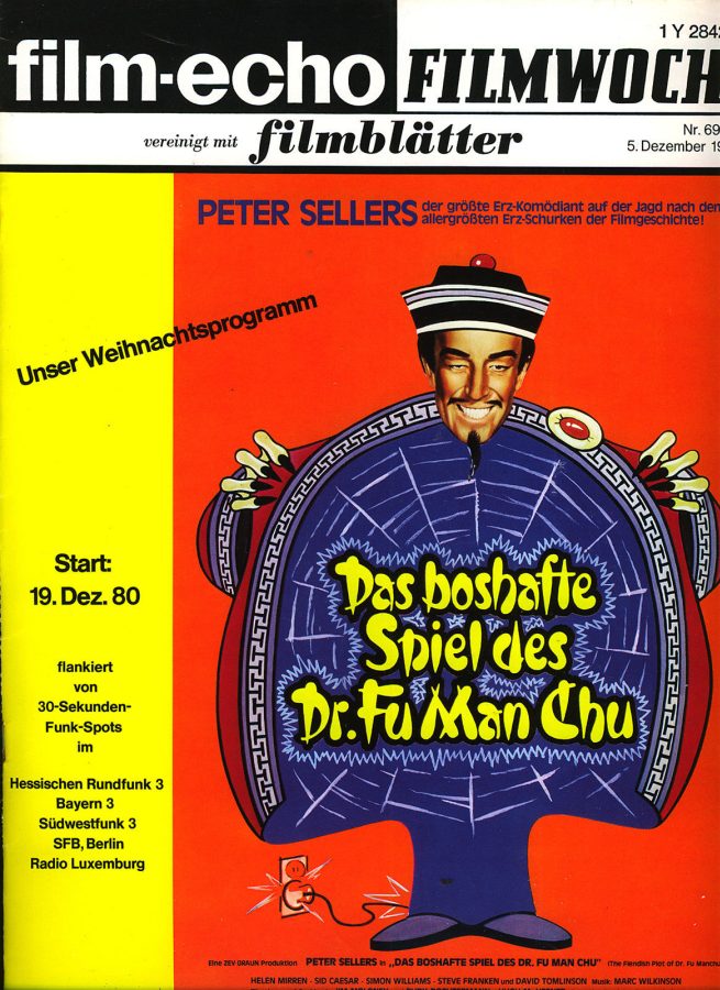 FILM-ECHO FILMWOCHE magazine side cover Issue 69/70 5 December 1980
