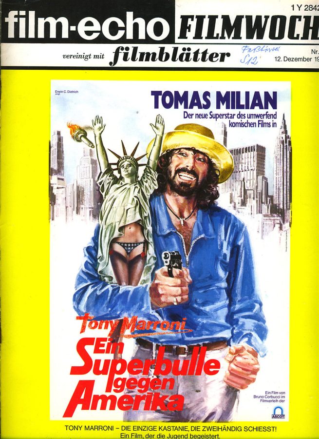 FILM-ECHO FILMWOCHE magazine side cover Issue 71 12 December 1980