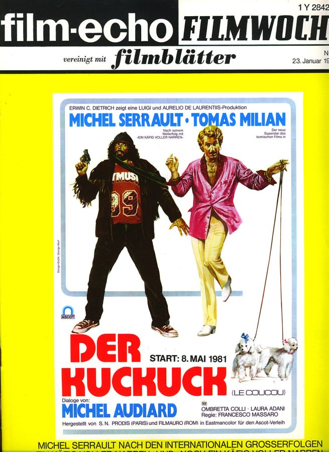 FILM-ECHO FILMWOCHE magazine side cover Issue 5 23 January 1981