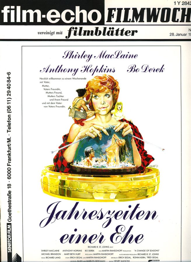 FILM-ECHO FILMWOCHE magazine side cover Issue 6 28 January 1981