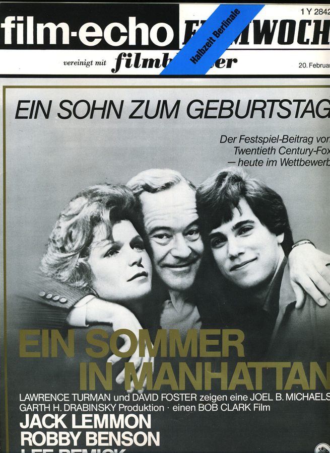 FILM-ECHO FILMWOCHE magazine side cover Issue 11 20 February 1981