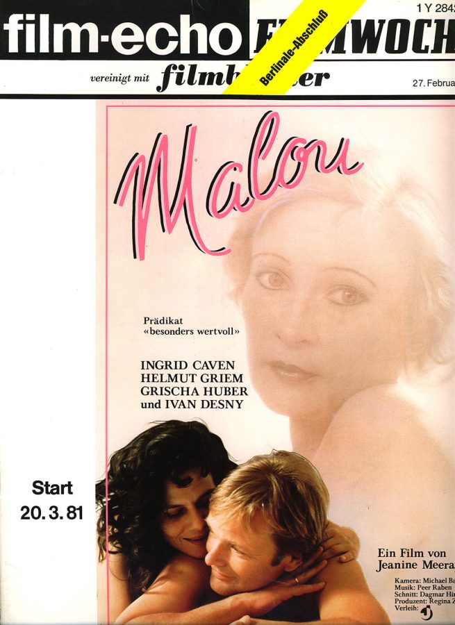 FILM-ECHO FILMWOCHE magazine side cover Issue 12 27 February 1981