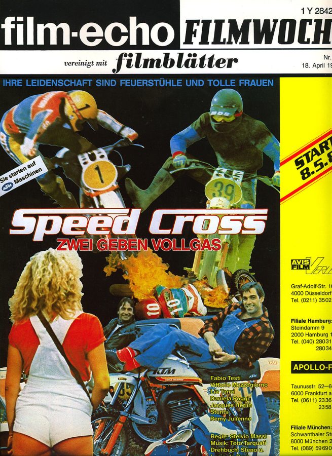 FILM-ECHO FILMWOCHE magazine side cover Issue 22 18 April 1981