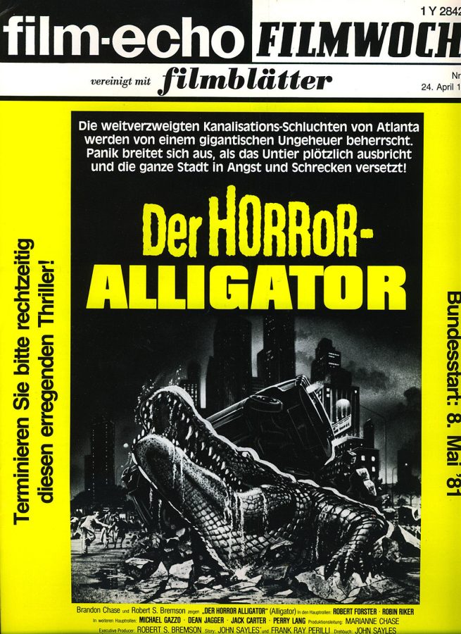 FILM-ECHO FILMWOCHE magazine side cover Issue 23 24 April 1981