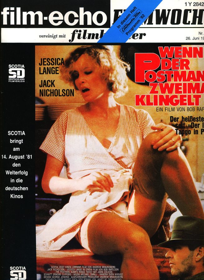 FILM-ECHO FILMWOCHE magazine side cover Issue 36 26 June 1981