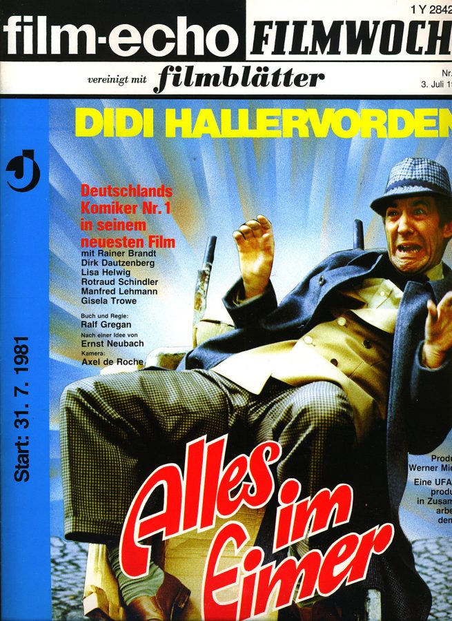 FILM-ECHO FILMWOCHE magazine side cover Issue 37 3 July 1981