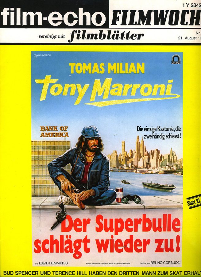FILM-ECHO FILMWOCHE magazine side cover Issue 46 21 August 1981