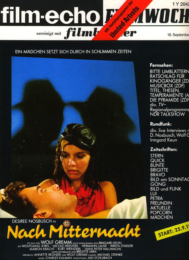 FILM-ECHO FILMWOCHE magazine side cover Issue 52 18 September 1981