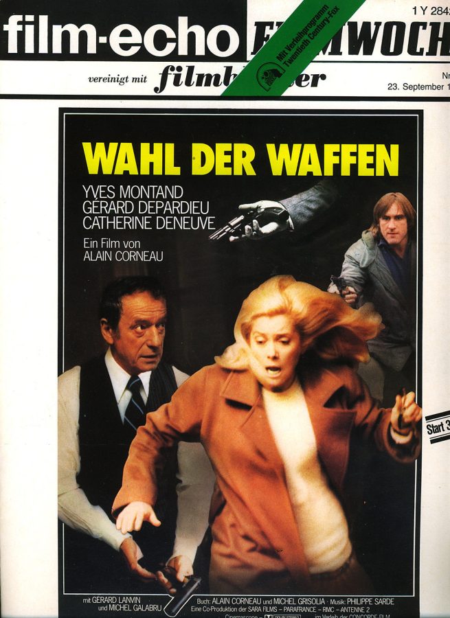 FILM-ECHO FILMWOCHE magazine side cover Issue 53 23 September 1981
