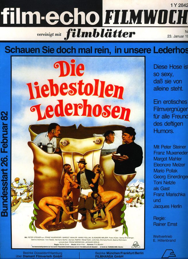 FILM-ECHO FILMWOCHE magazine side cover Issue 5 23 January 1982