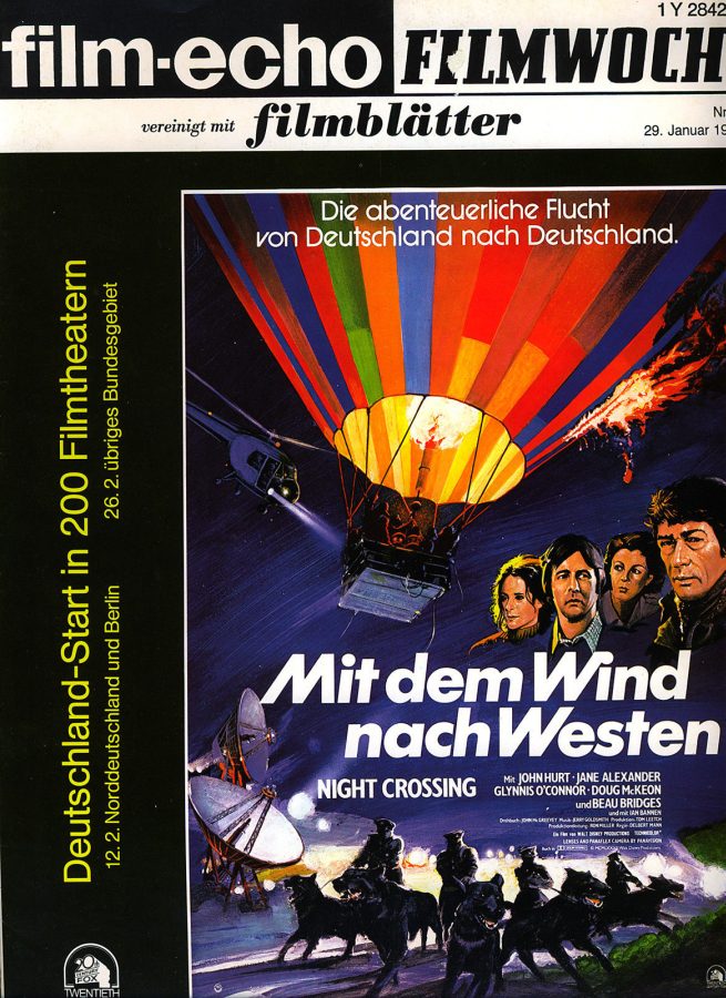 FILM-ECHO FILMWOCHE magazine side cover Issue 6 29 January 1982