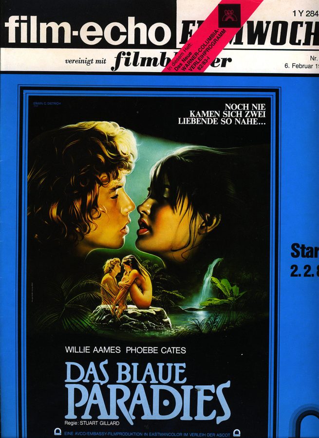 FILM-ECHO FILMWOCHE magazine side cover Issue 7/8 6 February 1982
