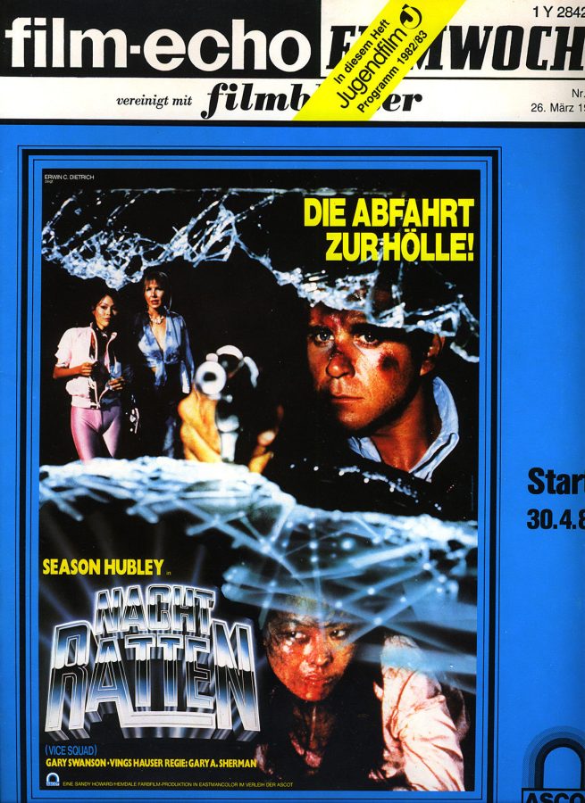 FILM-ECHO FILMWOCHE magazine side cover Issue 18 26 March 1982