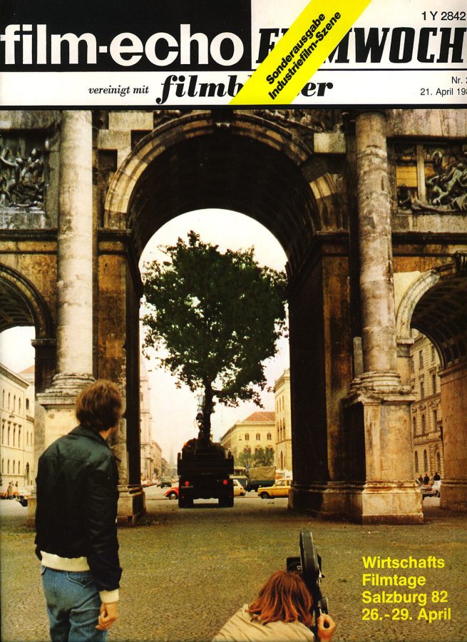 FILM-ECHO FILMWOCHE magazine side cover Issue 22 21 April 1982