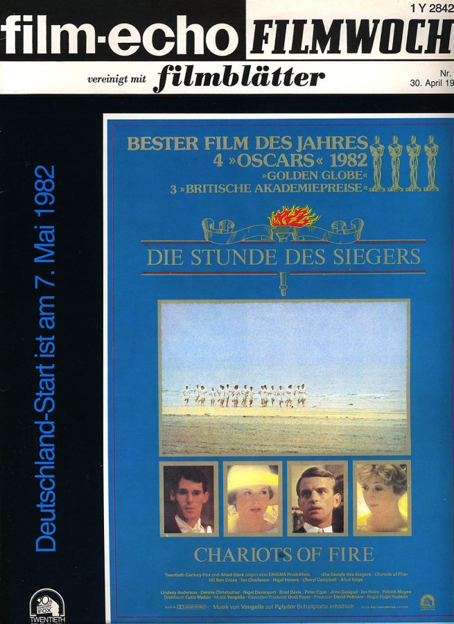 FILM-ECHO FILMWOCHE magazine side cover Issue 24 30 April 1982