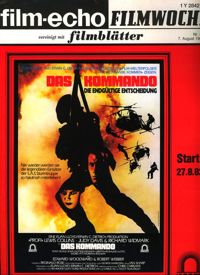 FILM-ECHO FILMWOCHE magazine side cover Issue 44 7 August 1982