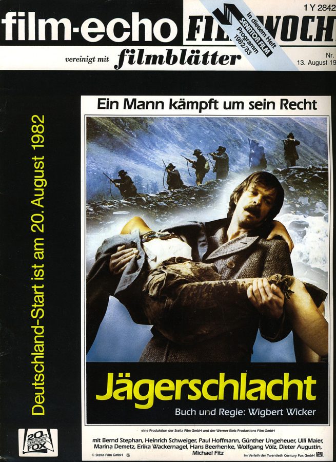 FILM-ECHO FILMWOCHE magazine side cover Issue 45 13 August 1982
