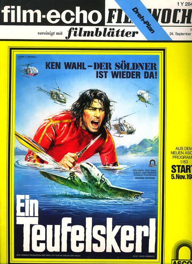 FILM-ECHO FILMWOCHE magazine side cover Issue 54 24 September 1982