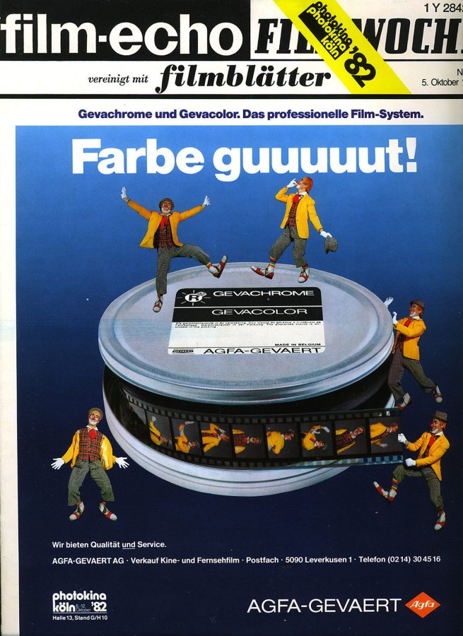 FILM-ECHO FILMWOCHE magazine side cover Issue 56 5 October 1982