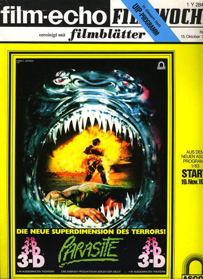 FILM-ECHO FILMWOCHE magazine side cover Issue 58 15 October 1982