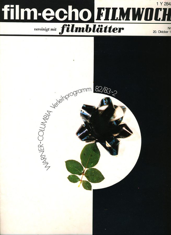 FILM-ECHO FILMWOCHE magazine side cover Issue 59 20 October 1982