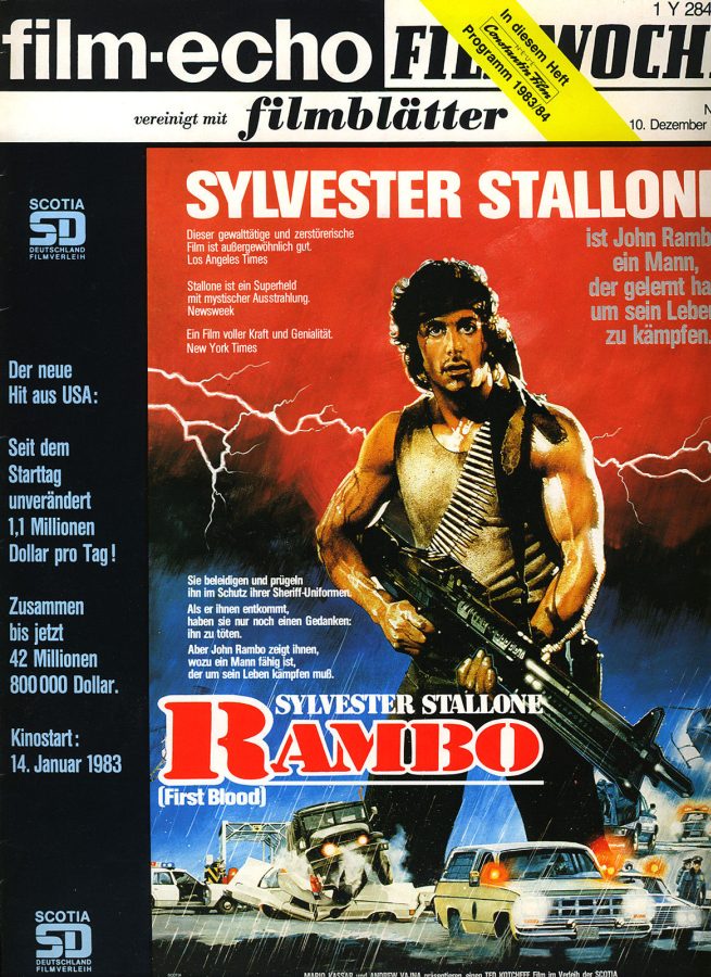 FILM-ECHO FILMWOCHE magazine side cover Issue 69 10 December 1982