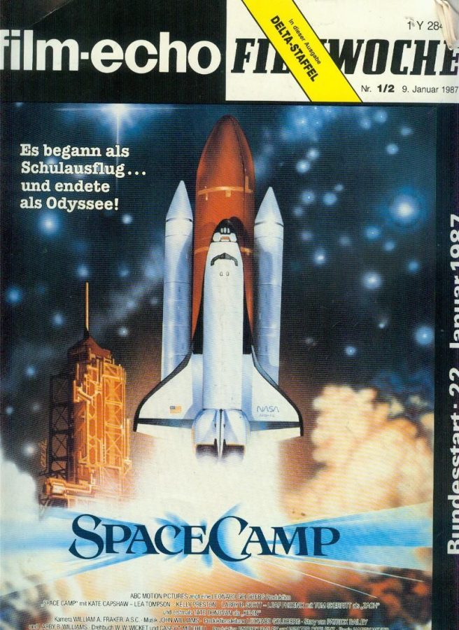 FILM-ECHO FILMWOCHE magazine side cover Issue 1/2 9 January 1987