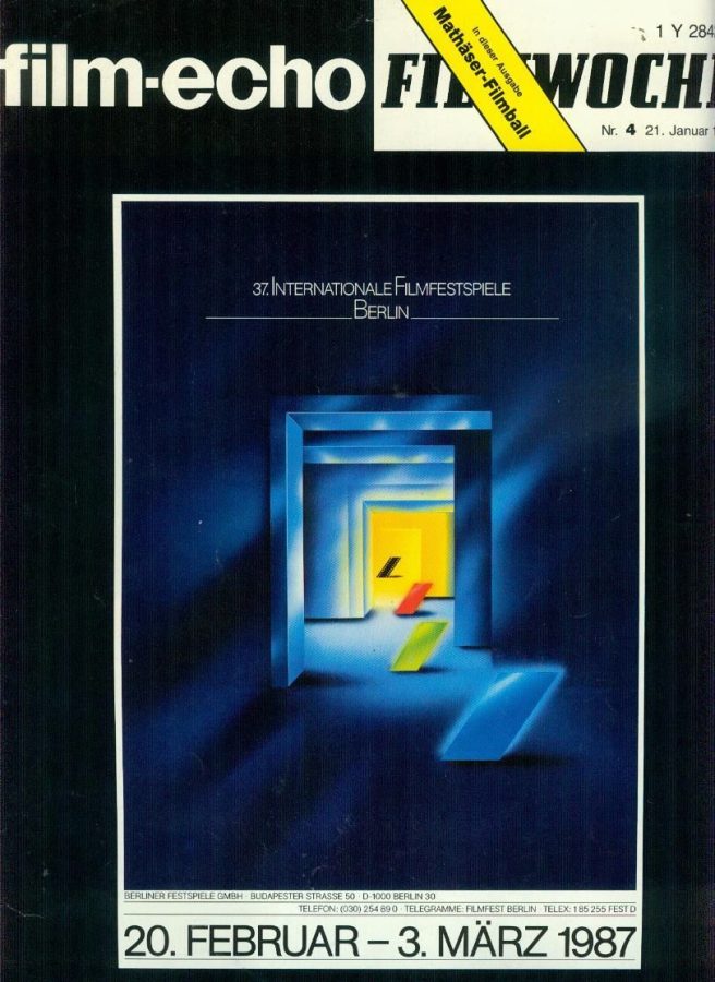 FILM-ECHO FILMWOCHE magazine side cover Issue 4 21 January 1987