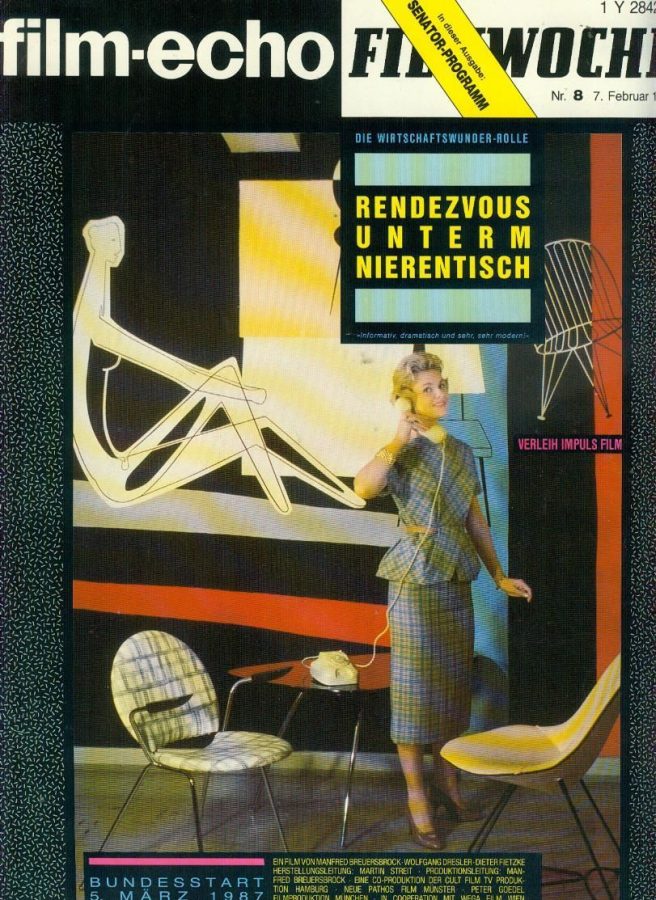FILM-ECHO FILMWOCHE magazine side cover Issue 8 7 February 1987