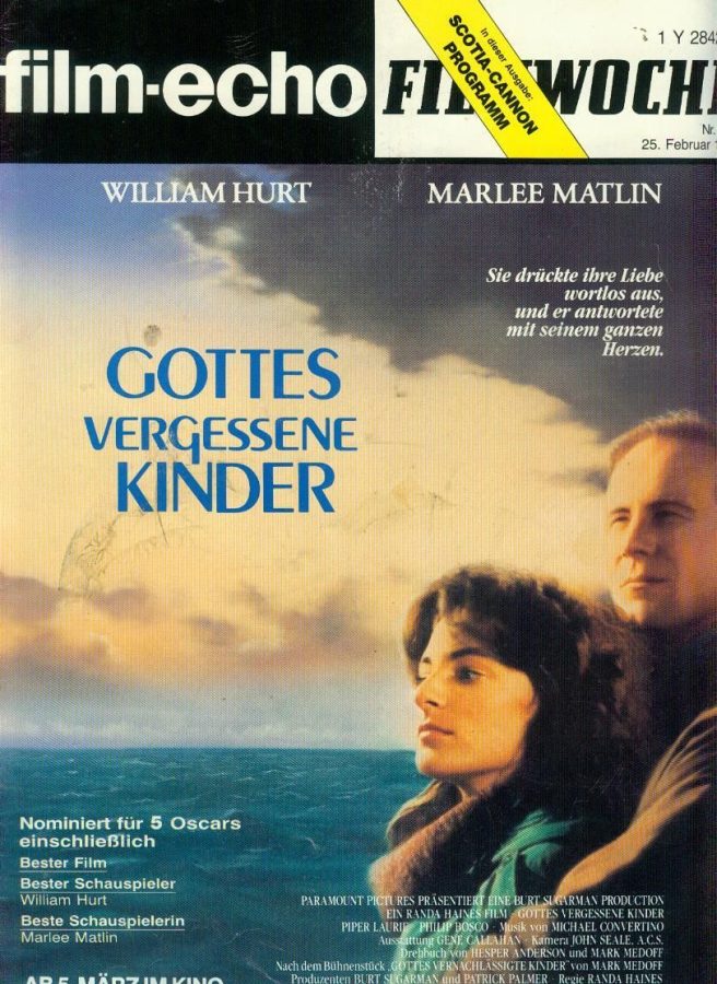 FILM-ECHO FILMWOCHE magazine side cover Issue 11 25 February 1987