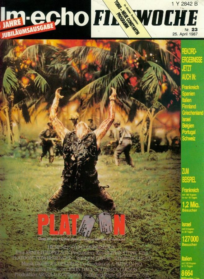 FILM-ECHO FILMWOCHE magazine side cover Issue 23 25 April 1987