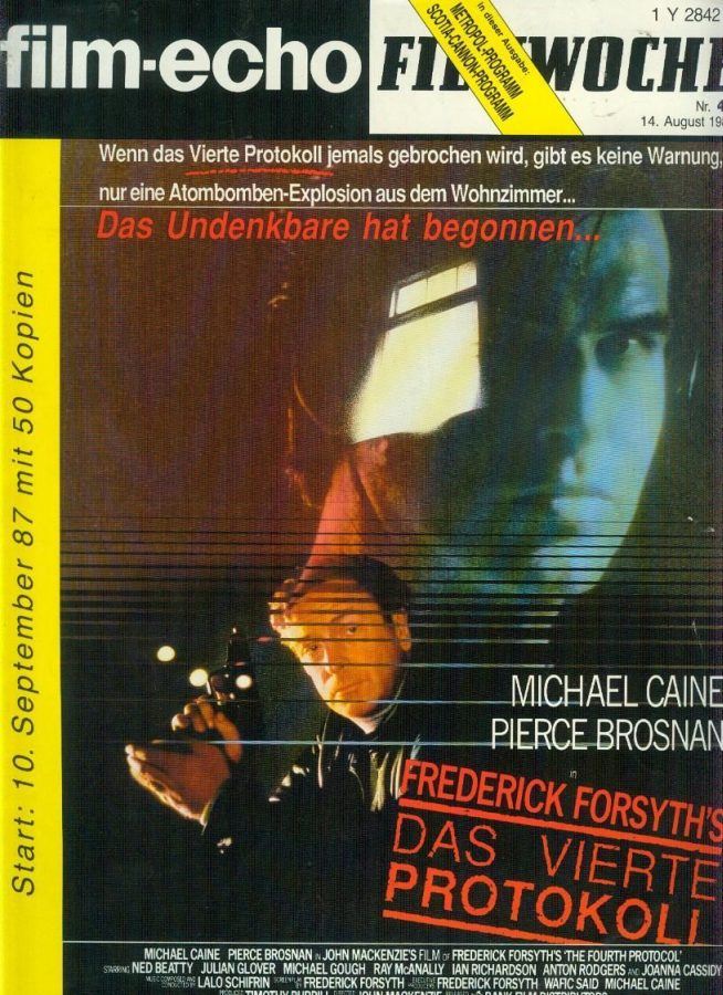 FILM-ECHO FILMWOCHE magazine side cover Issue 45 14 August 1987