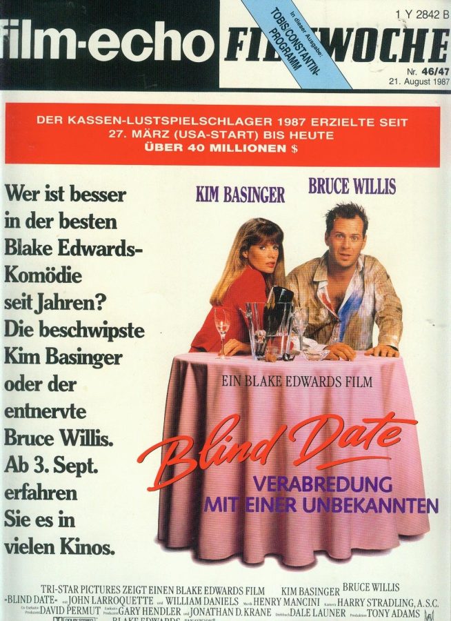FILM-ECHO FILMWOCHE magazine side cover Issue 46/47 21 August 1987