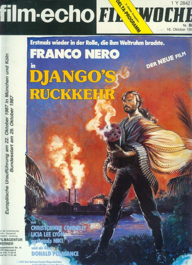 FILM-ECHO FILMWOCHE magazine side cover Issue 58 16 October 1987
