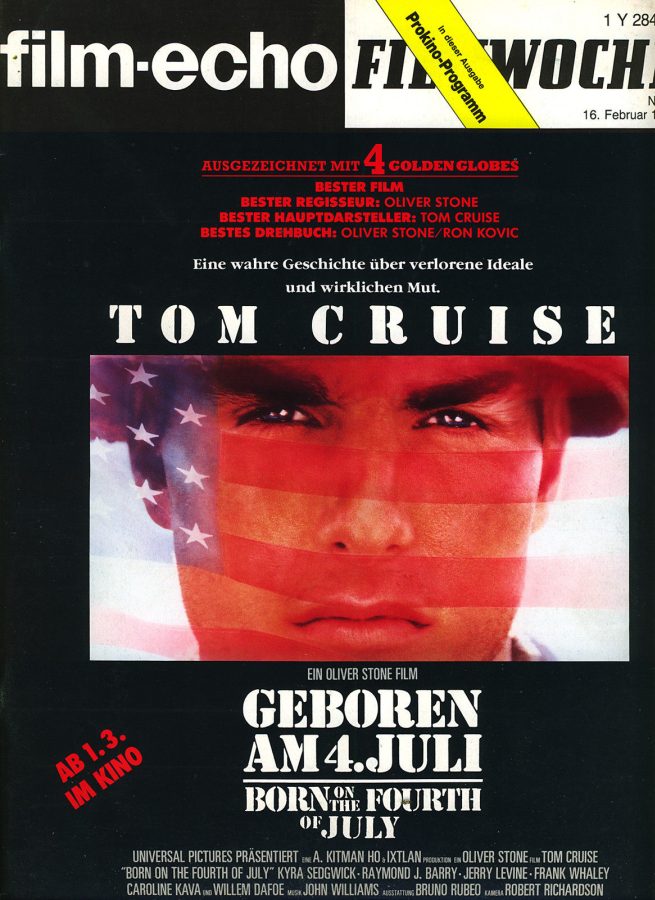 FILM-ECHO FILMWOCHE magazine side cover Issue 7 16 February 1990