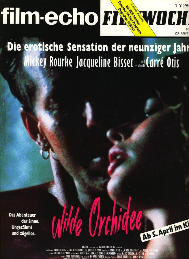 FILM-ECHO FILMWOCHE magazine side cover Issue 12 23 March 1990