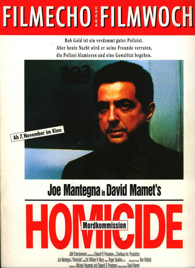 FILM-ECHO FILMWOCHE magazine side cover Issue 43 25 October 1991