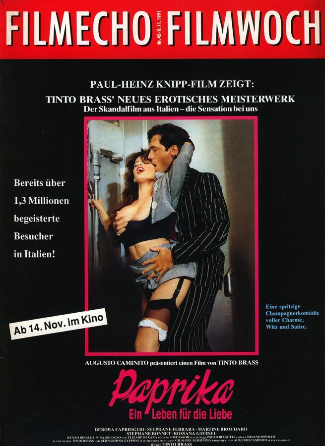 FILM-ECHO FILMWOCHE magazine side cover Issue 45 8 November 1991