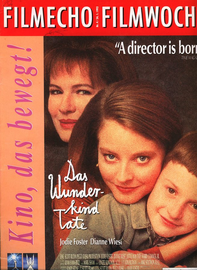 FILM-ECHO FILMWOCHE magazine side cover Issue 4 24 January 1992