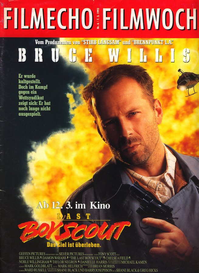 FILM-ECHO FILMWOCHE magazine side cover Issue 6 7 February 1992