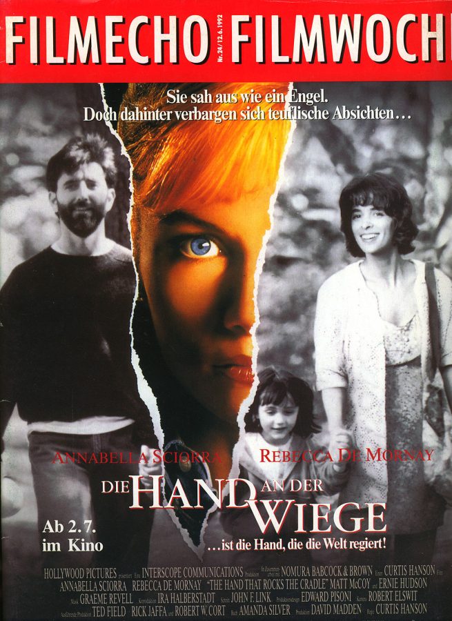 FILM-ECHO FILMWOCHE magazine side cover Issue 24 12 June 1992