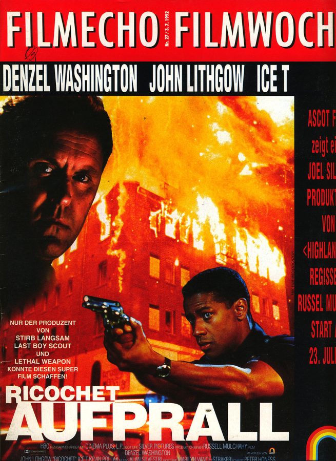FILM-ECHO FILMWOCHE magazine side cover Issue 27 3 July 1992
