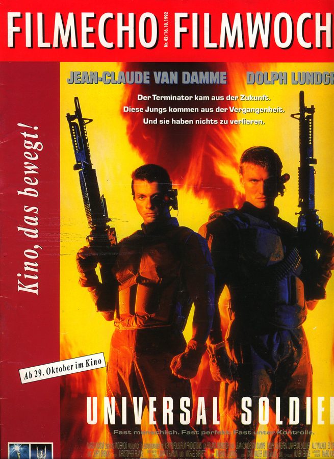 FILM-ECHO FILMWOCHE magazine side cover Issue 42 16 October 1992