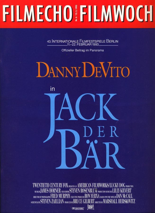 FILM-ECHO FILMWOCHE magazine side cover Issue 6 12 February 1993