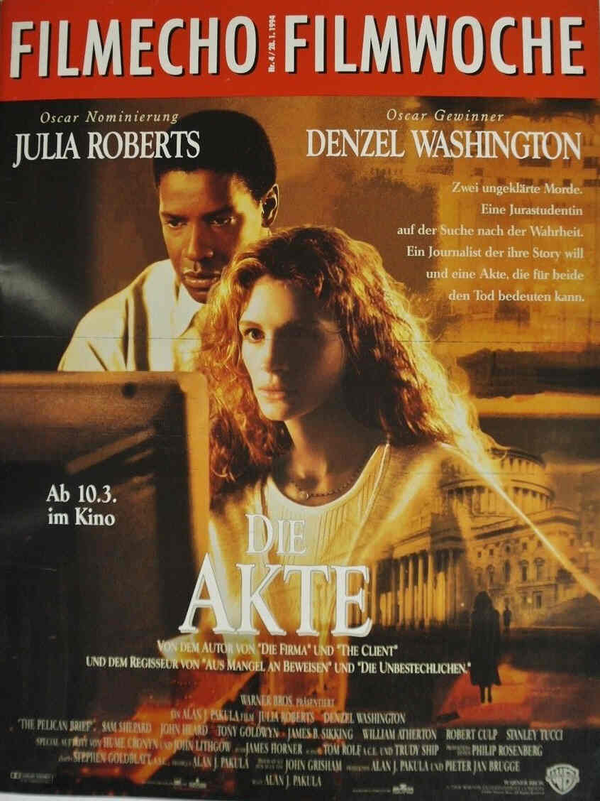 FILM-ECHO FILMWOCHE magazine side cover Issue 4 28 January 1994